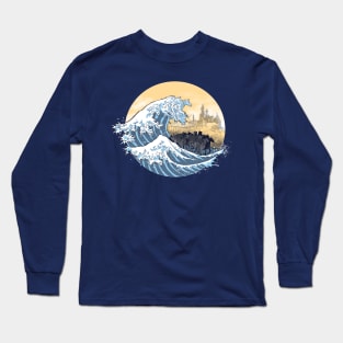 The Great Wave of the Ringwraiths Long Sleeve T-Shirt